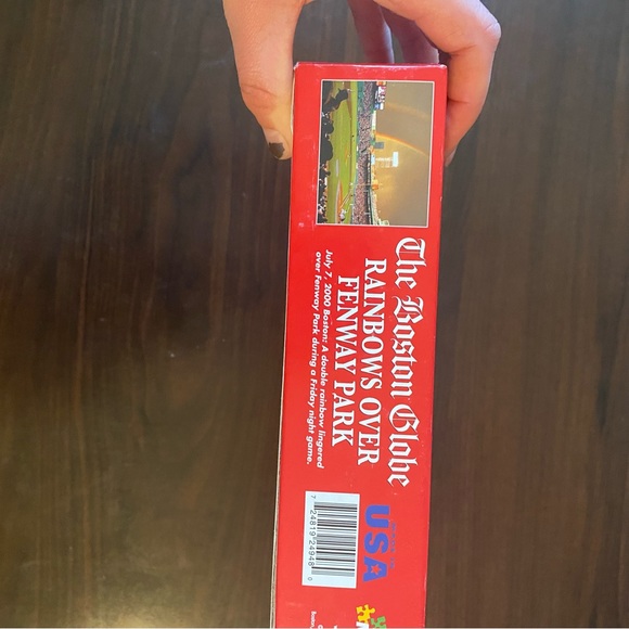 White Mountain Puzzles The Boston Globe Rainbows Over Fenway Park Puzzle - Picture 2 of 3